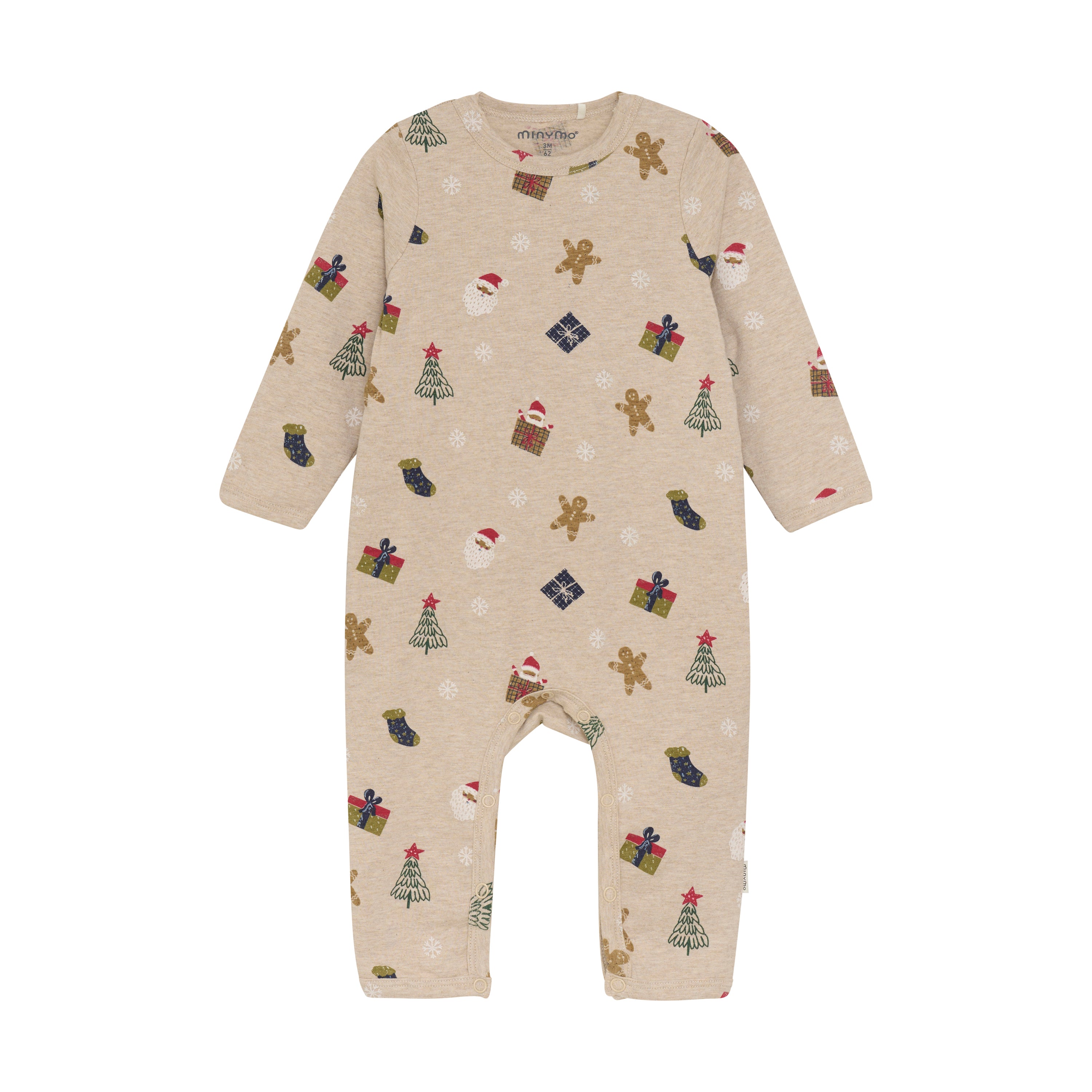 Minymo / Suit LS AOP / Beige Melange