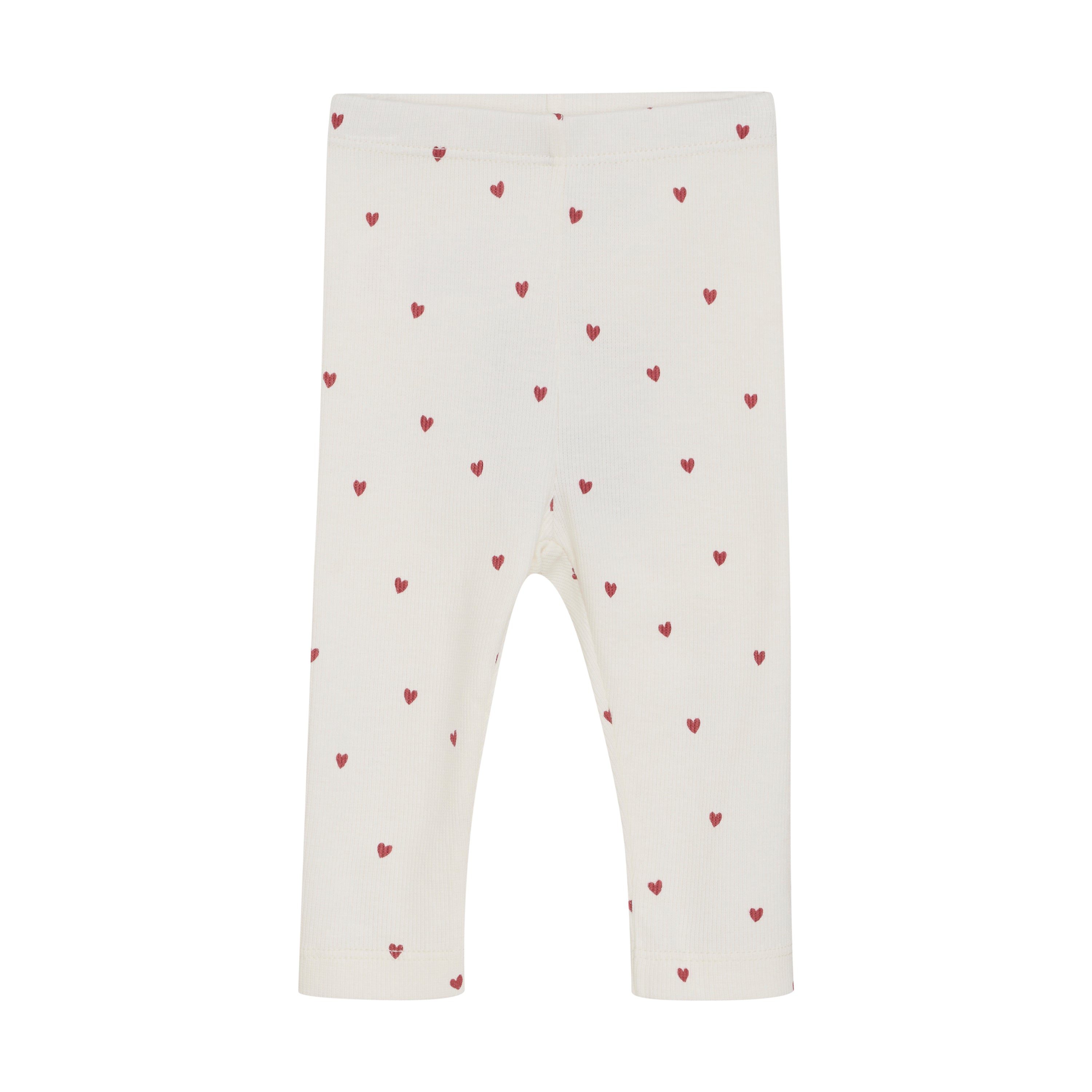 Minymo / Leggings AOP Rib / Eggnog
