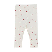 Minymo / Leggings AOP Rib / Eggnog