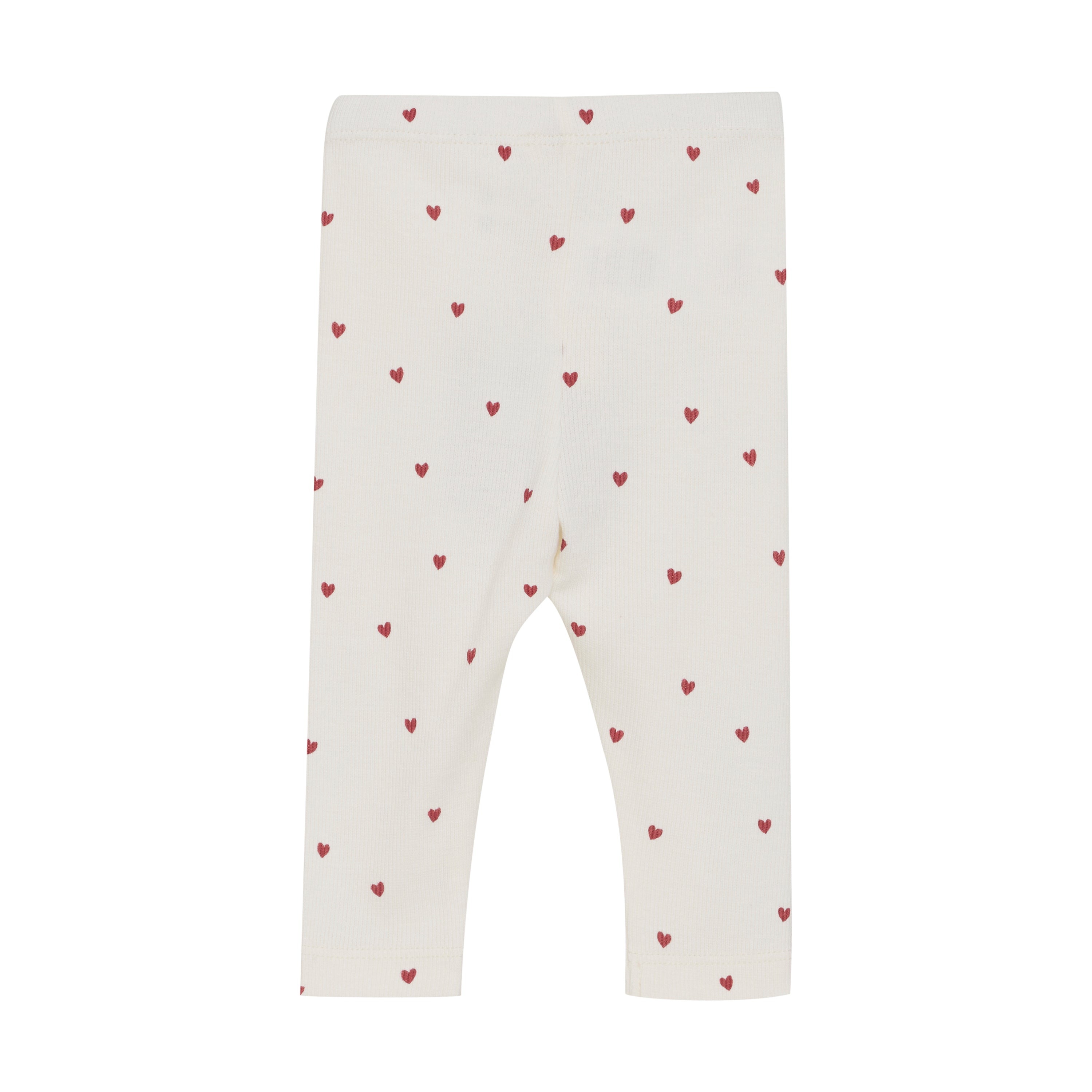 Minymo / Leggings AOP Rib / Eggnog