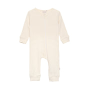 Minymo / Jumpsuit LS Rib / Seedpearl