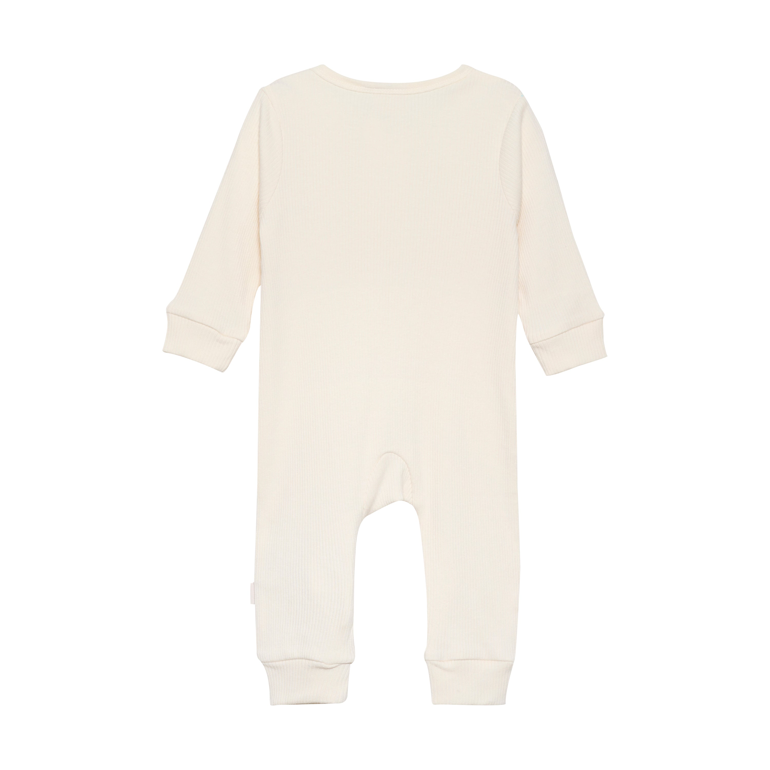 Minymo / Jumpsuit LS Rib / Seedpearl