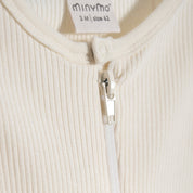 Minymo / Jumpsuit LS Rib / Seedpearl