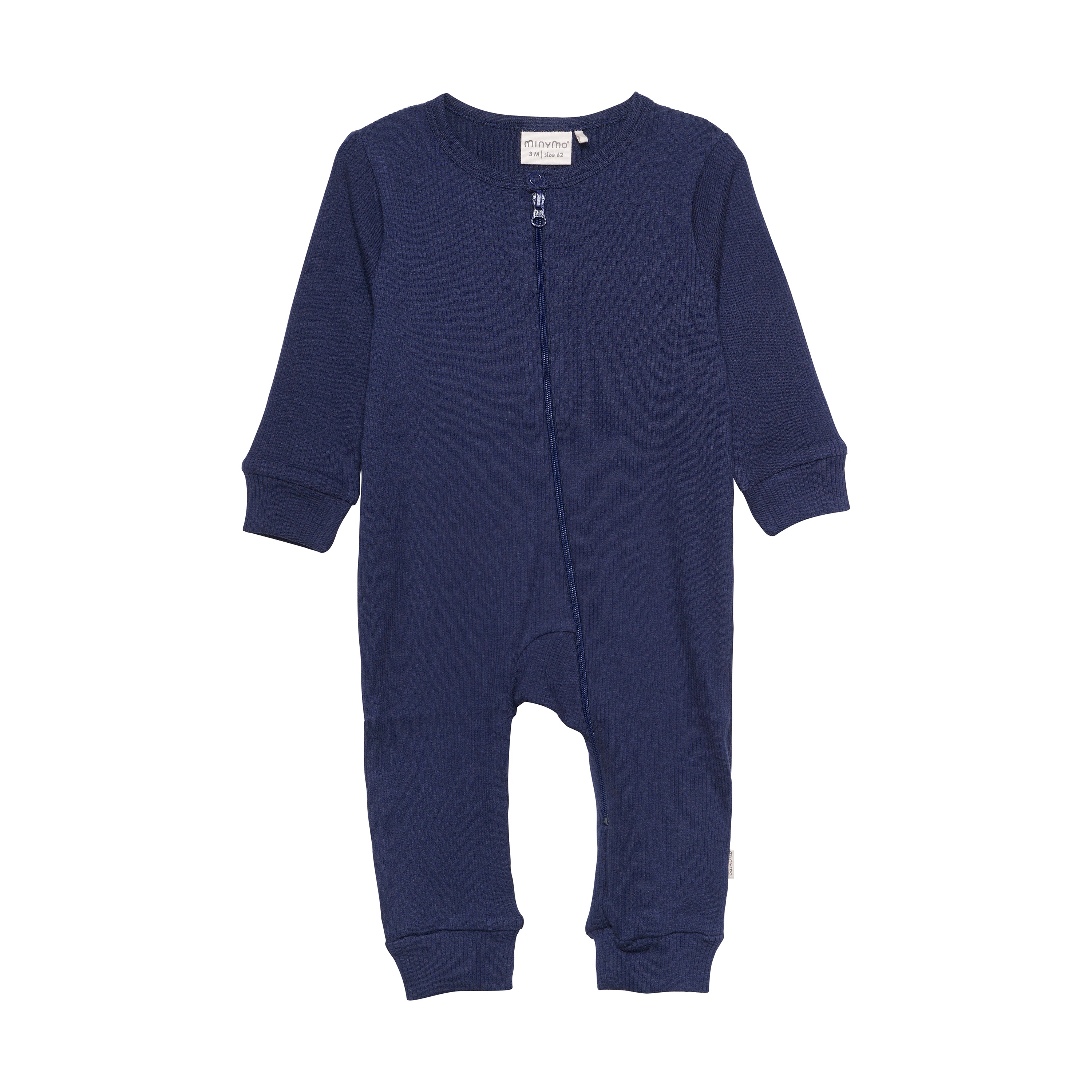 Minymo / Jumpsuit LS Rib / Dark Navy