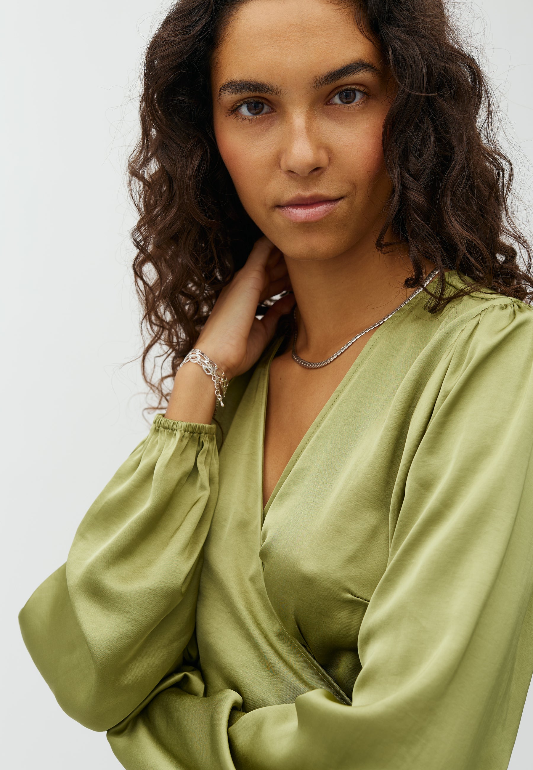 MbyM / Bibbim-M Quill Blouse / Sage