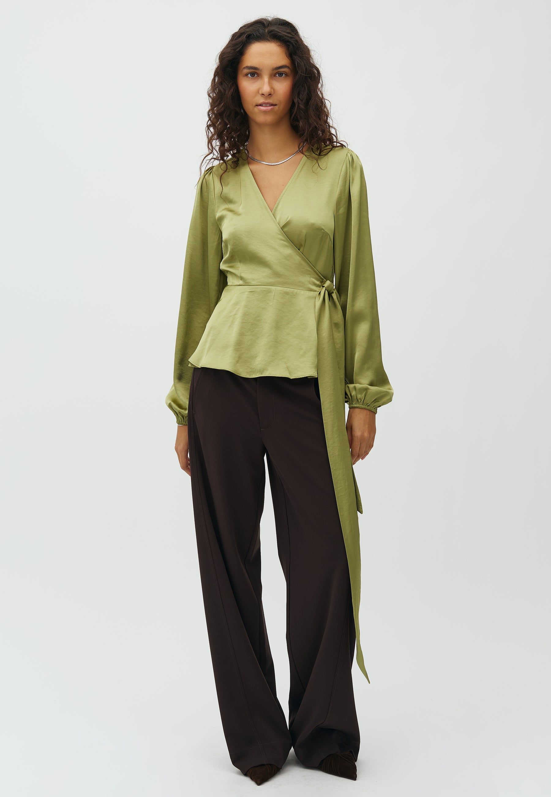 MbyM / Bibbim-M Quill Blouse / Sage