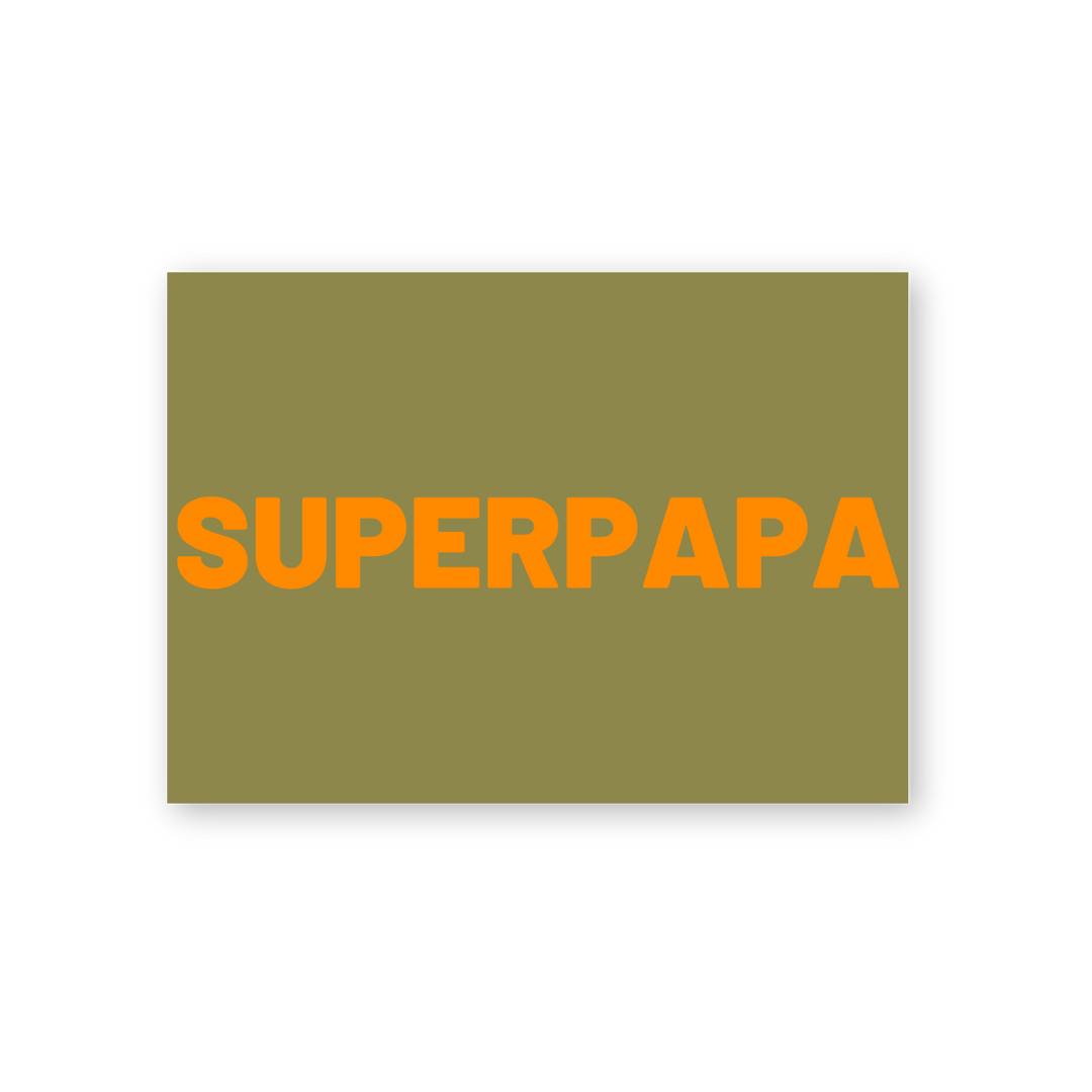 HERR&FRAUHEMPEL - Postkarte - SUPERPAPA