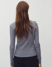 MbyM / Rebecca Christina-M Top / T-shirt / Medium Grey Melange