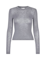 MbyM / Rebecca Christina-M Top / T-shirt / Medium Grey Melange