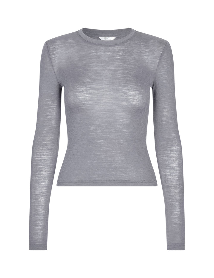 MbyM / Rebecca Christina-M Top / T-shirt / Medium Grey Melange