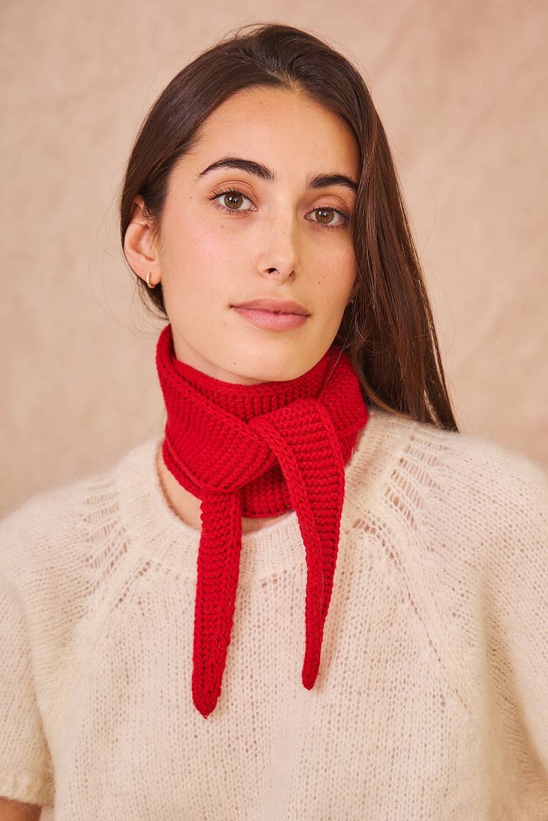Kleiner "Sophie-Schal": Red