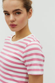 MbyM / Evelyn Stripe - Otis-M Top / T-shirt / Wild Rose Stripe