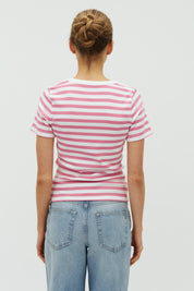 MbyM / Evelyn Stripe - Otis-M Top / T-shirt / Wild Rose Stripe