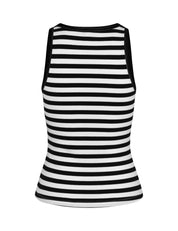 MbyM / Evelyn Stripe - Jaxson-M Top / T-shirt / White Black Stripe