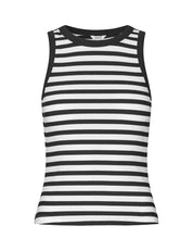 MbyM / Evelyn Stripe - Jaxson-M Top / T-shirt / White Black Stripe