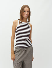 MbyM / Evelyn Stripe - Jaxson-M Top / T-shirt / Java Stripe