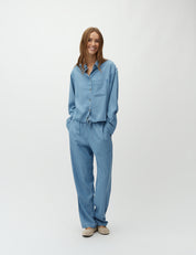 MbyM / Talvi - Liraz-M Shirt / Blouse / Blue Soft Wash