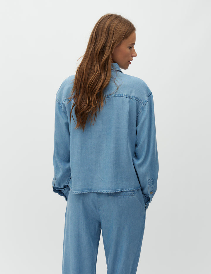 MbyM / Talvi - Liraz-M Shirt / Blouse / Blue Soft Wash