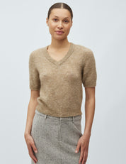 MbyM / Monday - Carla V-M Knit / Timber Wolf Mel.