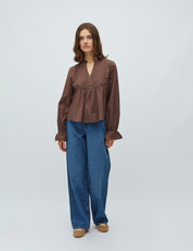 MbyM / Merllita - Tamya-M Shirt / Blouse / Chocolate Brown