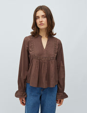 MbyM / Merllita - Tamya-M Shirt / Blouse / Chocolate Brown