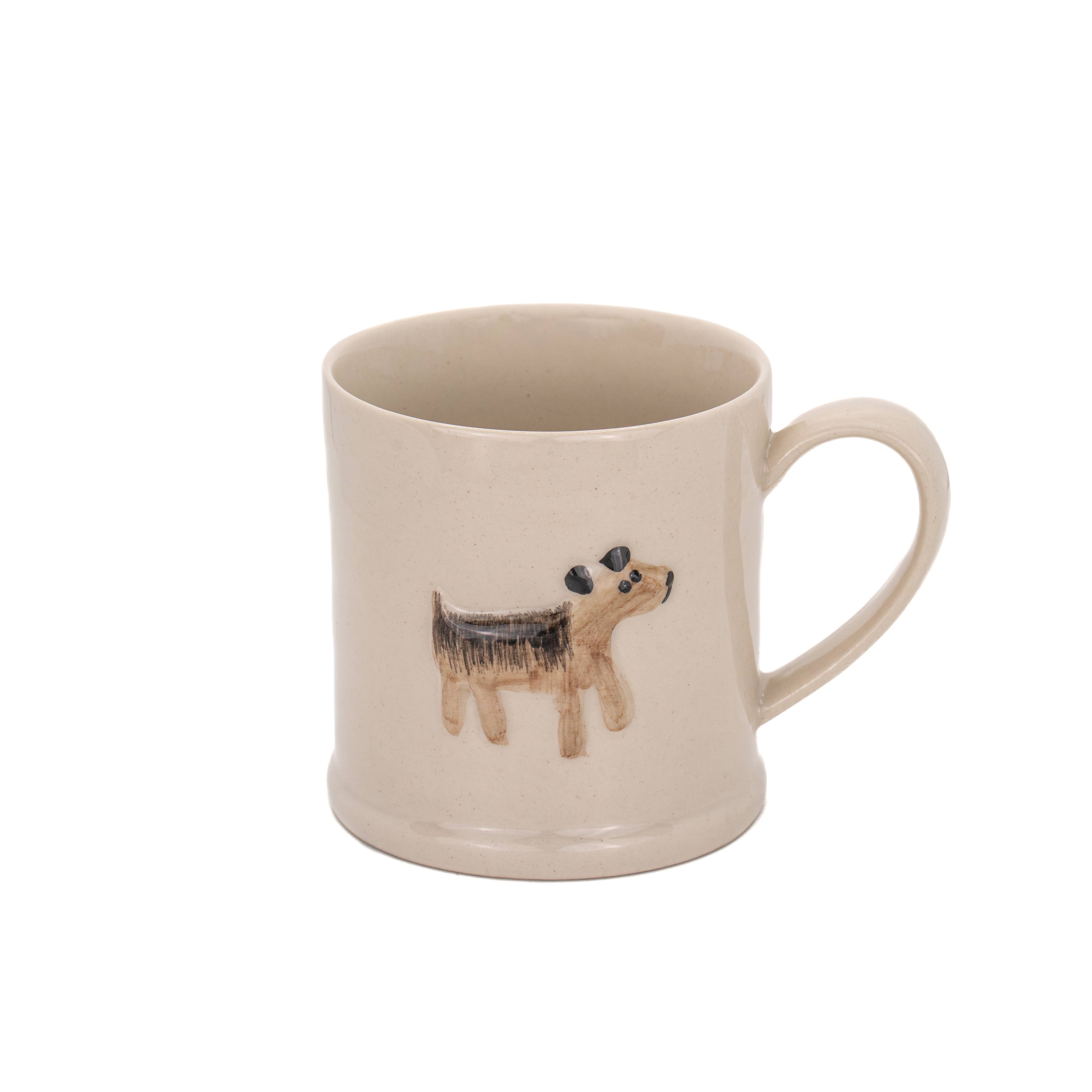 Hundegeprägte Tasse