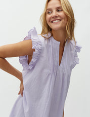 MbyM / Nadja - Gemala Long-M Dress / Lillac Sugar Stripe