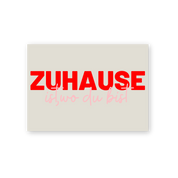 HERR&FRAUHEMPEL - Postkarte - ZUHAUSE