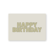 HERR&FRAUHEMPEL - Postkarte - HAPPY BIRTHDAY