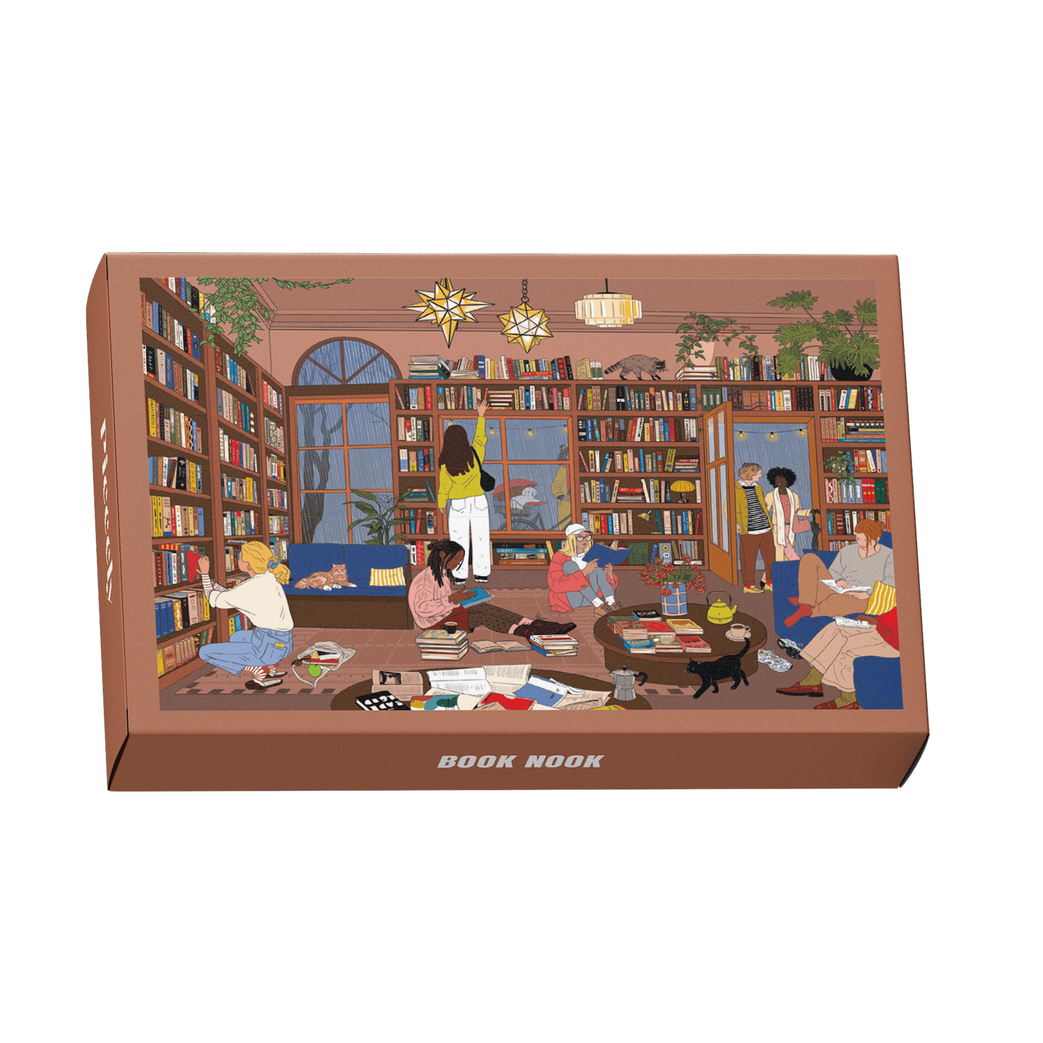 Mini-Puzzle Book Nook, 99 Teile