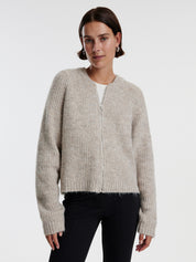 EDITED / Rani Bomber Cardigan / Taupe