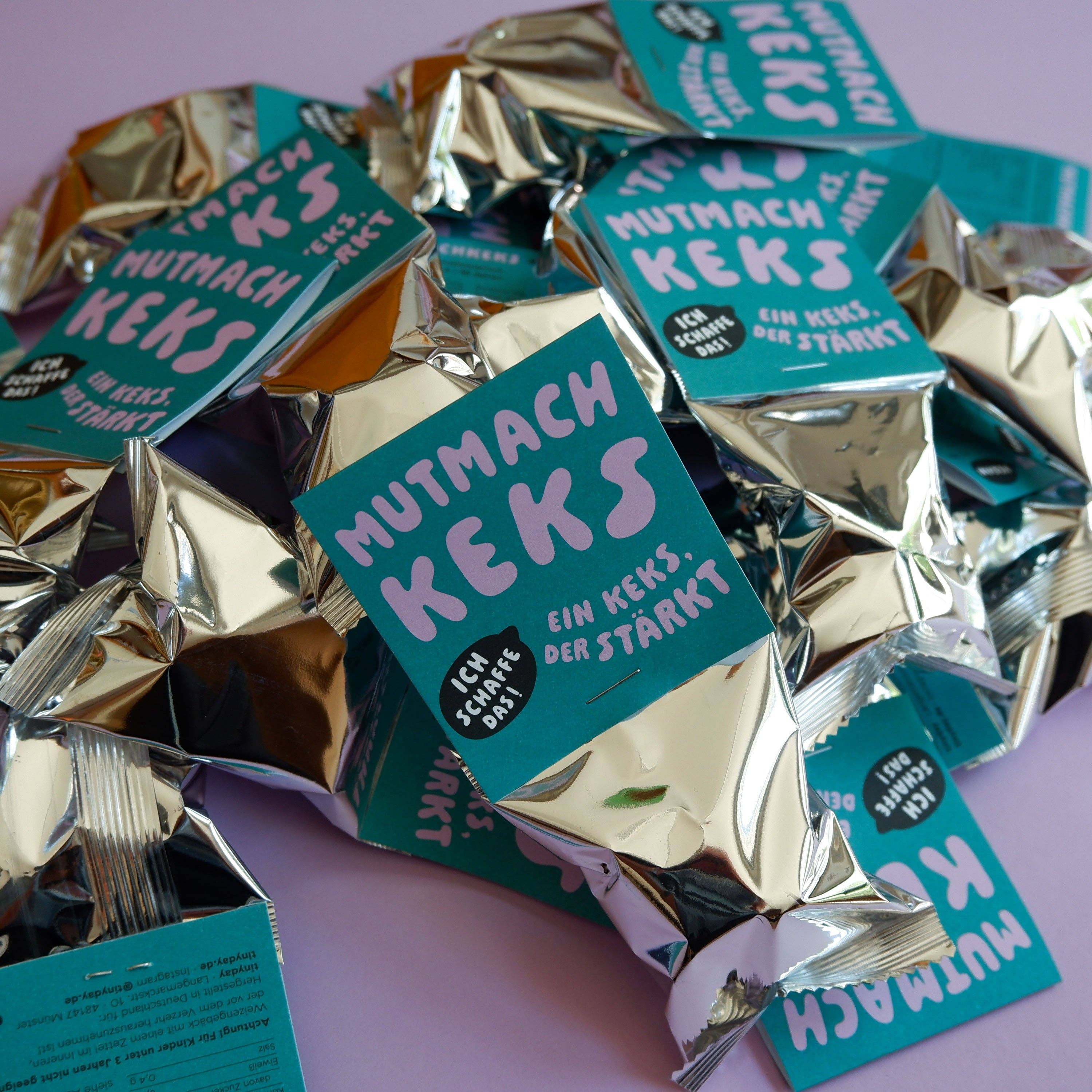tinyday - Mutmachkeks | Ein Keks mit Affirmation | Einzelkeks