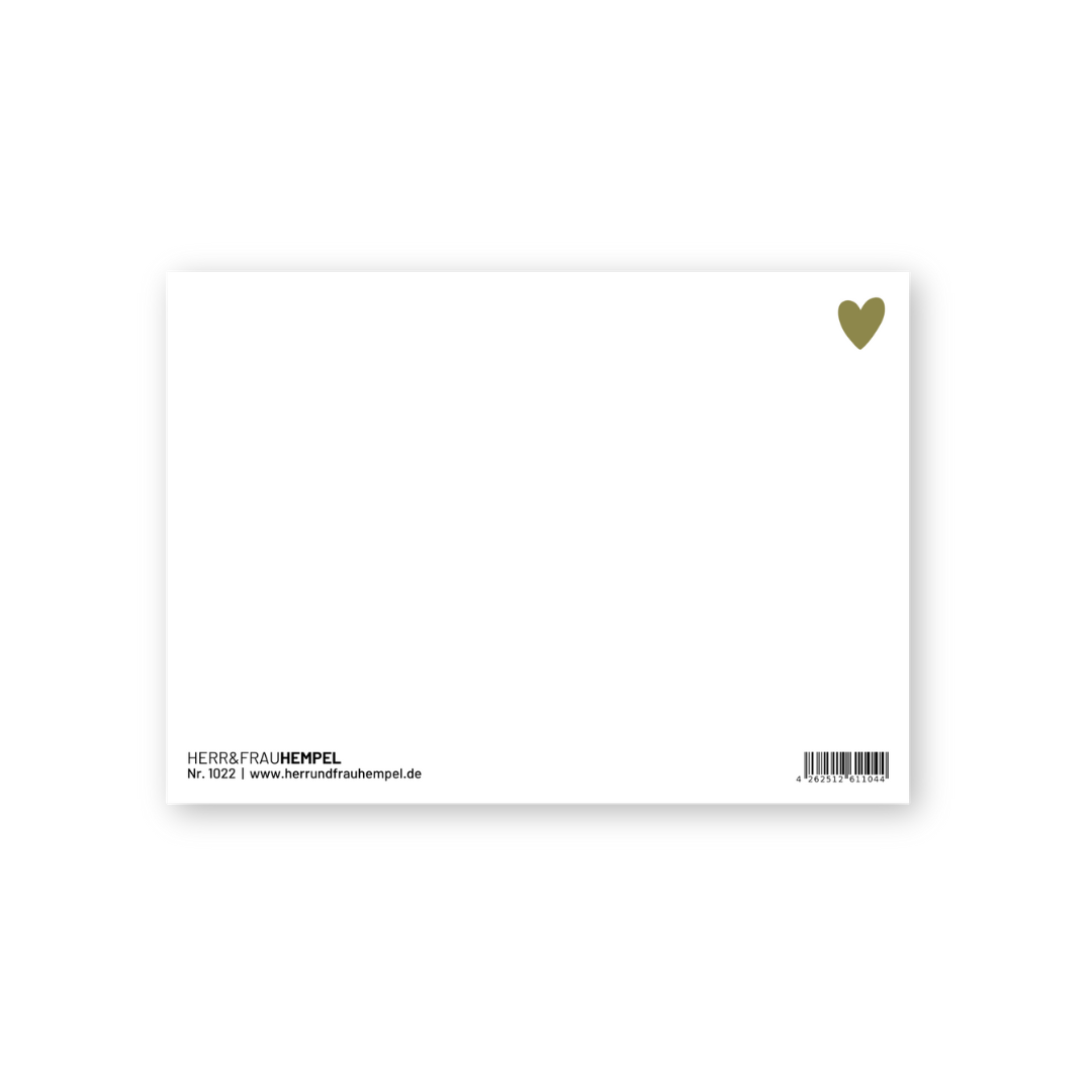 HERR&FRAUHEMPEL - Postkarte - TRAUMMANN