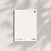 HERR&FRAUHEMPEL - Postkarte - LIEBE blau-rosa