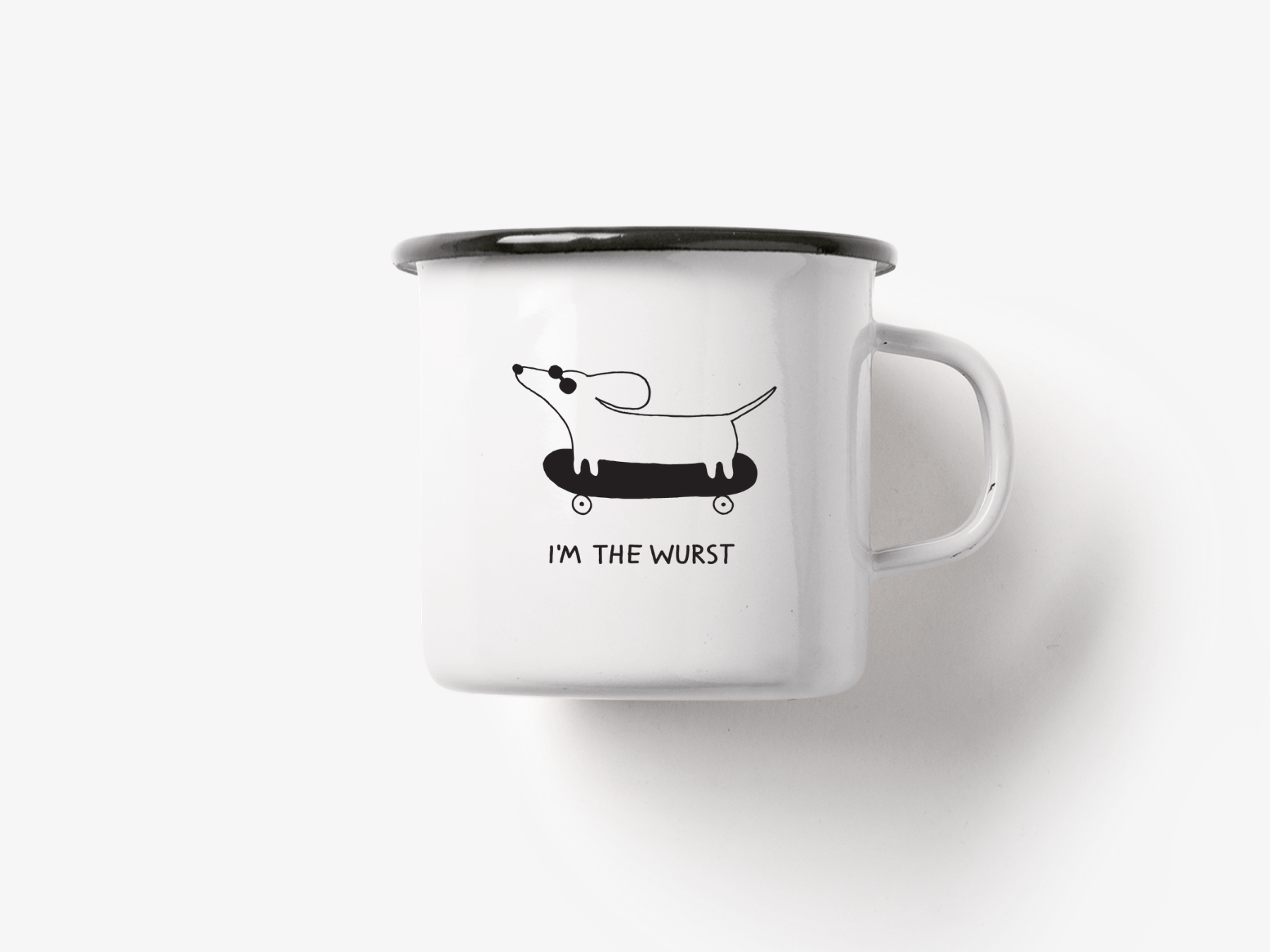 typealive - Tasse aus Emaille / The Wurst
