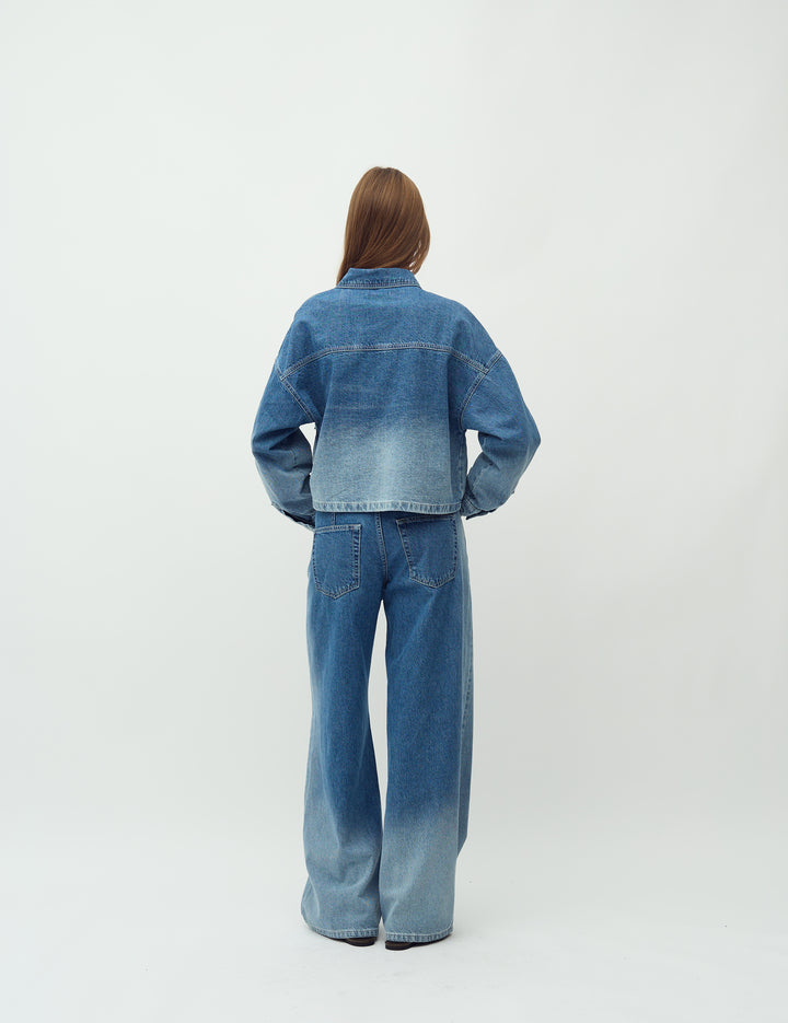 MbyM / MAYAFABS43 - Winnia-M Blazer / Jacket / Fading Denim Wash