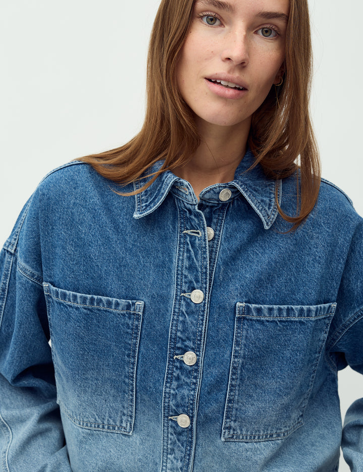 MbyM / MAYAFABS43 - Winnia-M Blazer / Jacket / Fading Denim Wash
