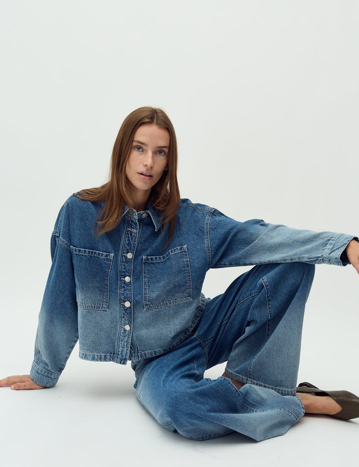 MbyM / MAYAFABS43 - Winnia-M Blazer / Jacket / Fading Denim Wash