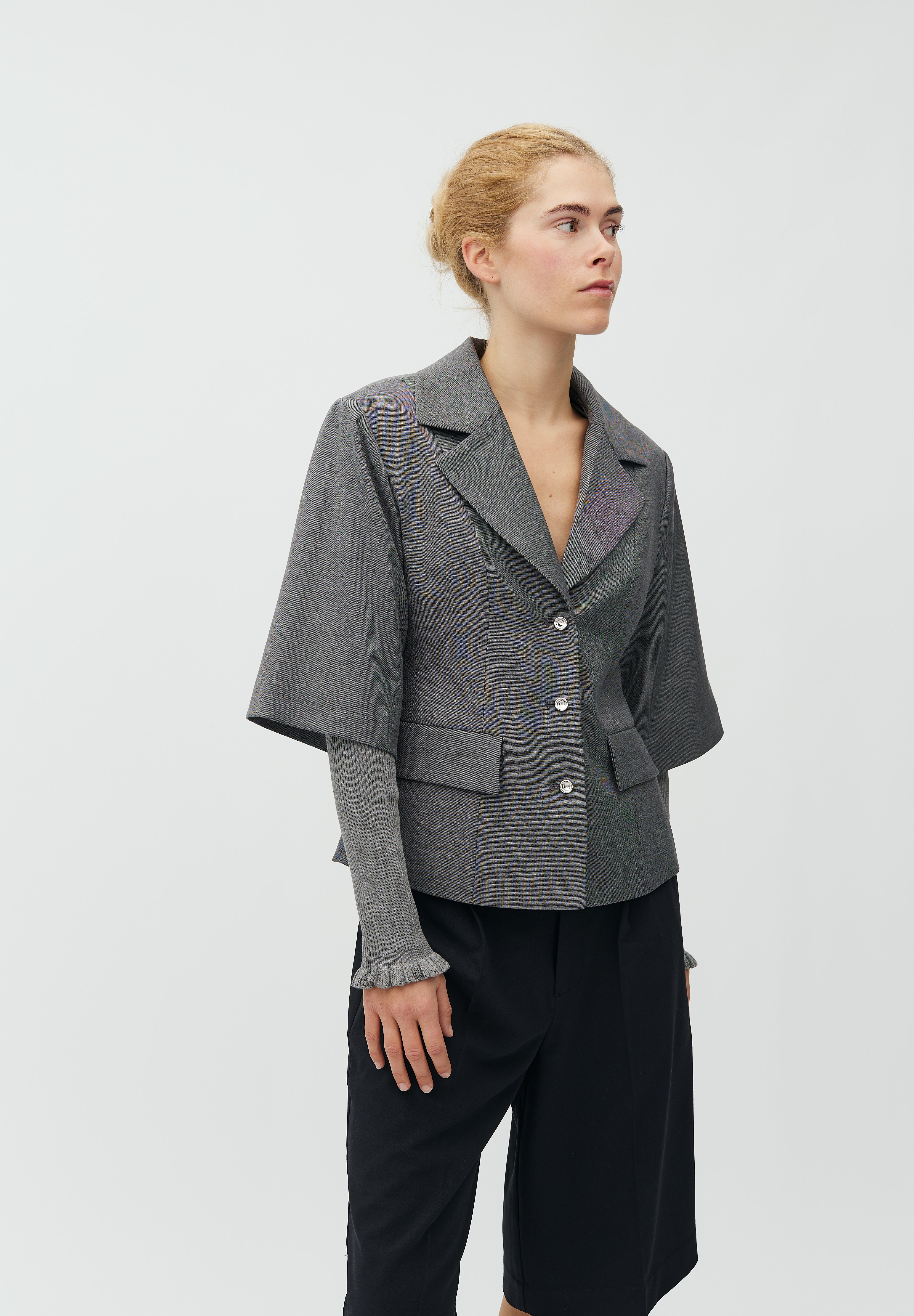MbyM / Babea C-M Moniq Blazer / Salt and Pepper
