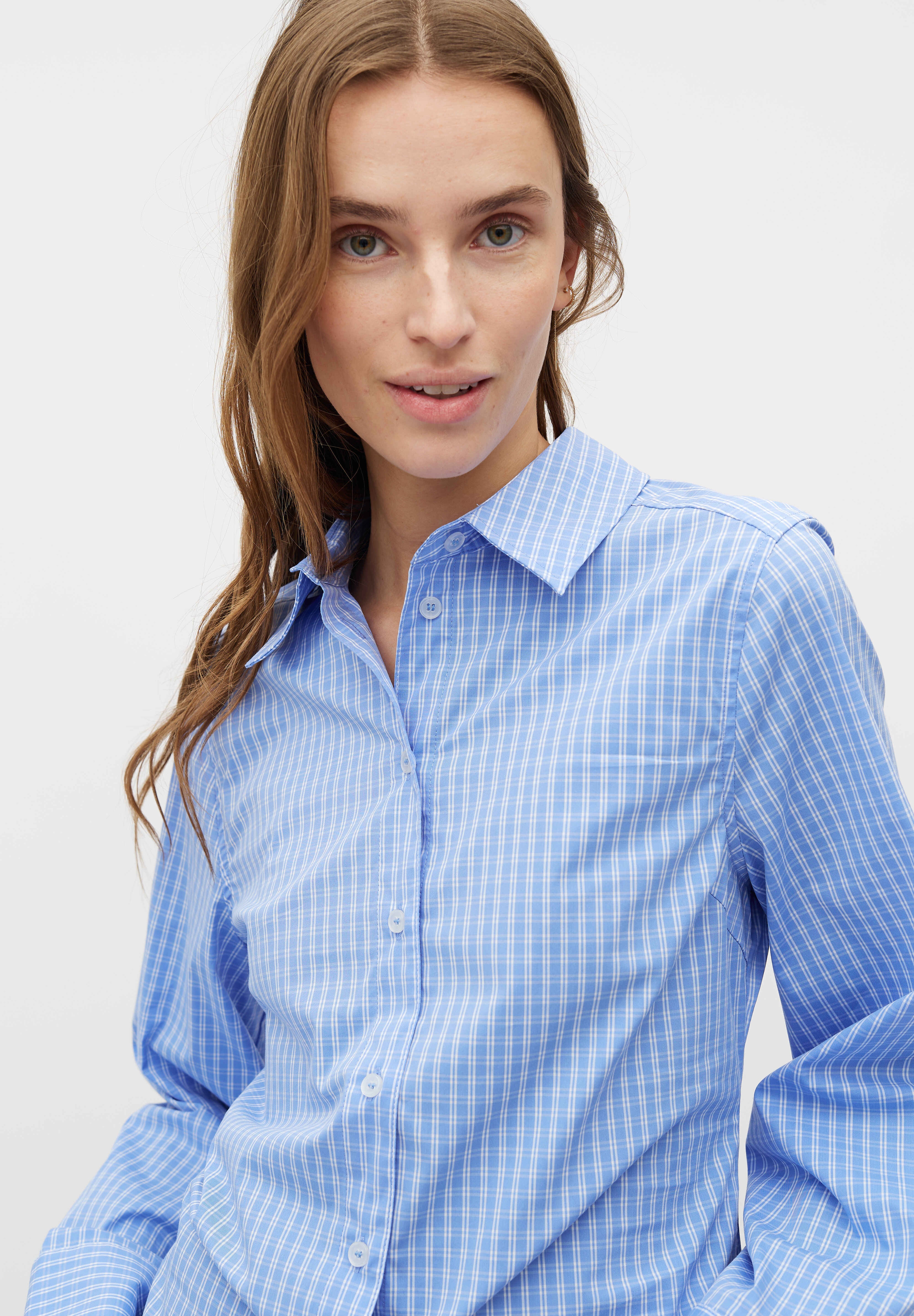 MbyM / Calia Kaloni-M Shirt / Blouse / Ultramarine Check