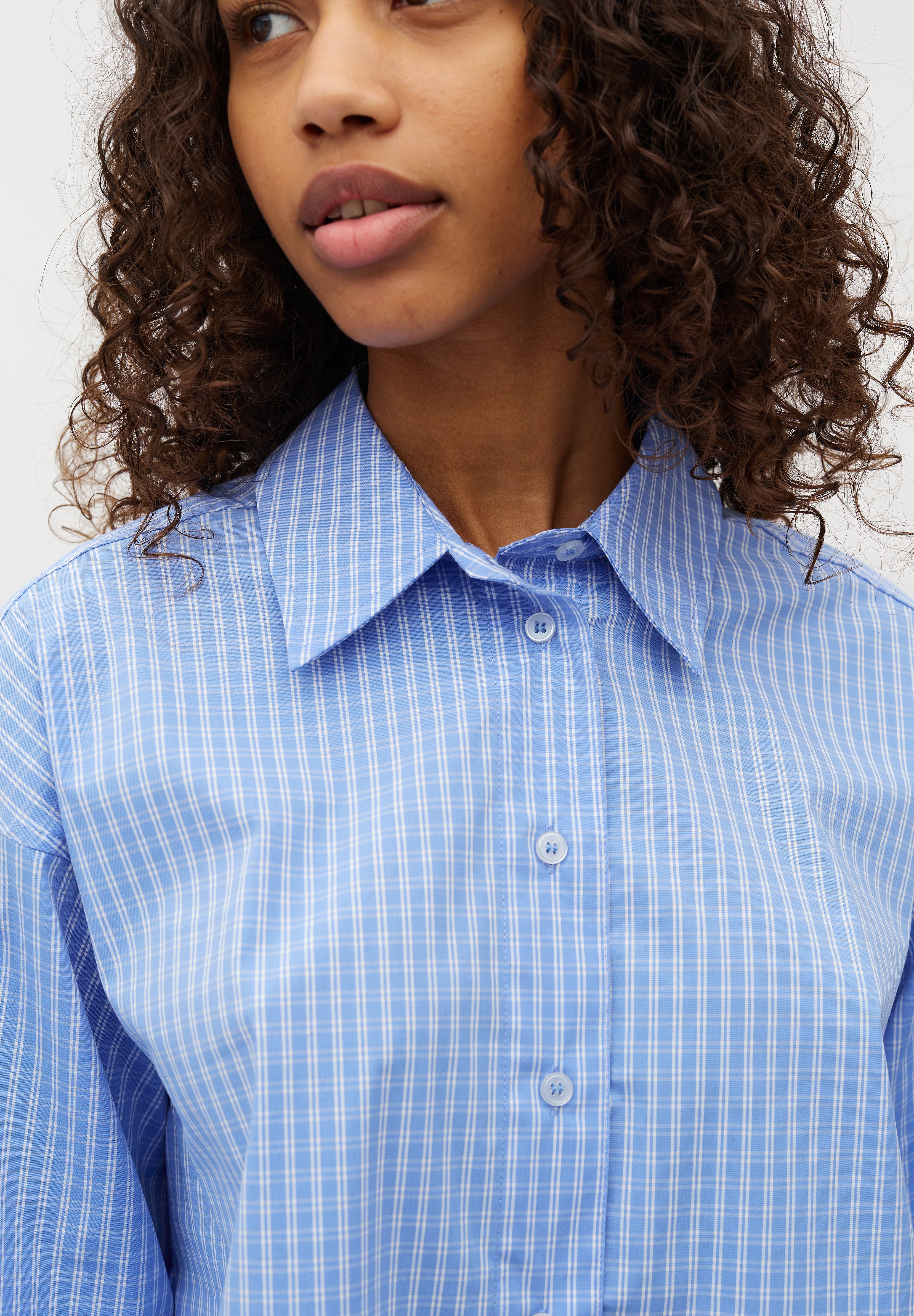 MbyM / Calia Emele-M Shirt / Blouse / Ultramarine Check