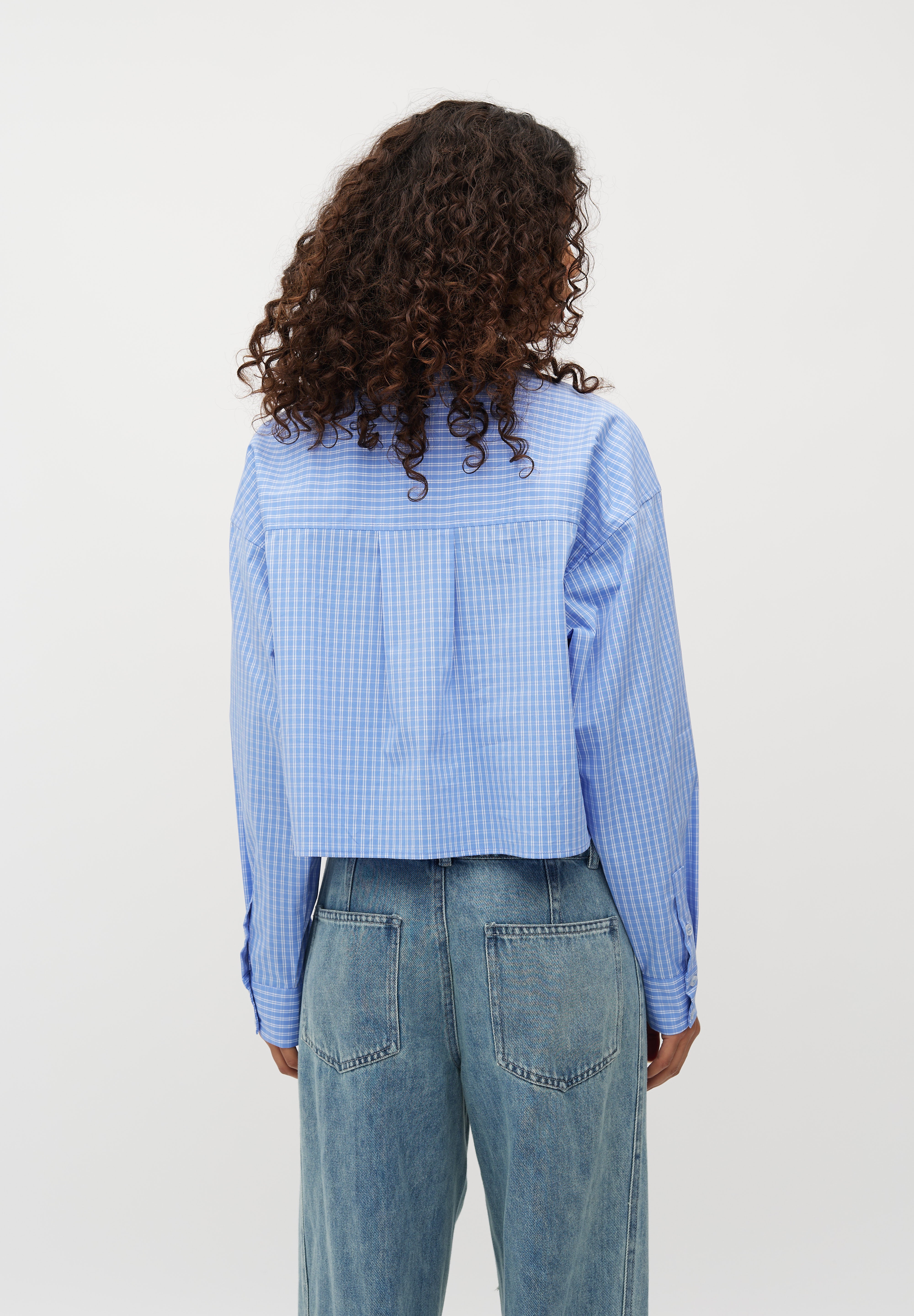 MbyM / Calia Emele-M Shirt / Blouse / Ultramarine Check