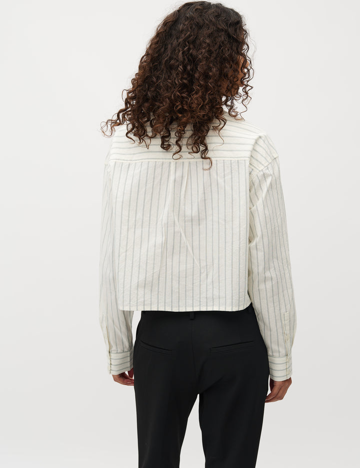 MbyM / Maliva Emmelia-M Shirt / Blouse / Maliva Placid Blue Stripe