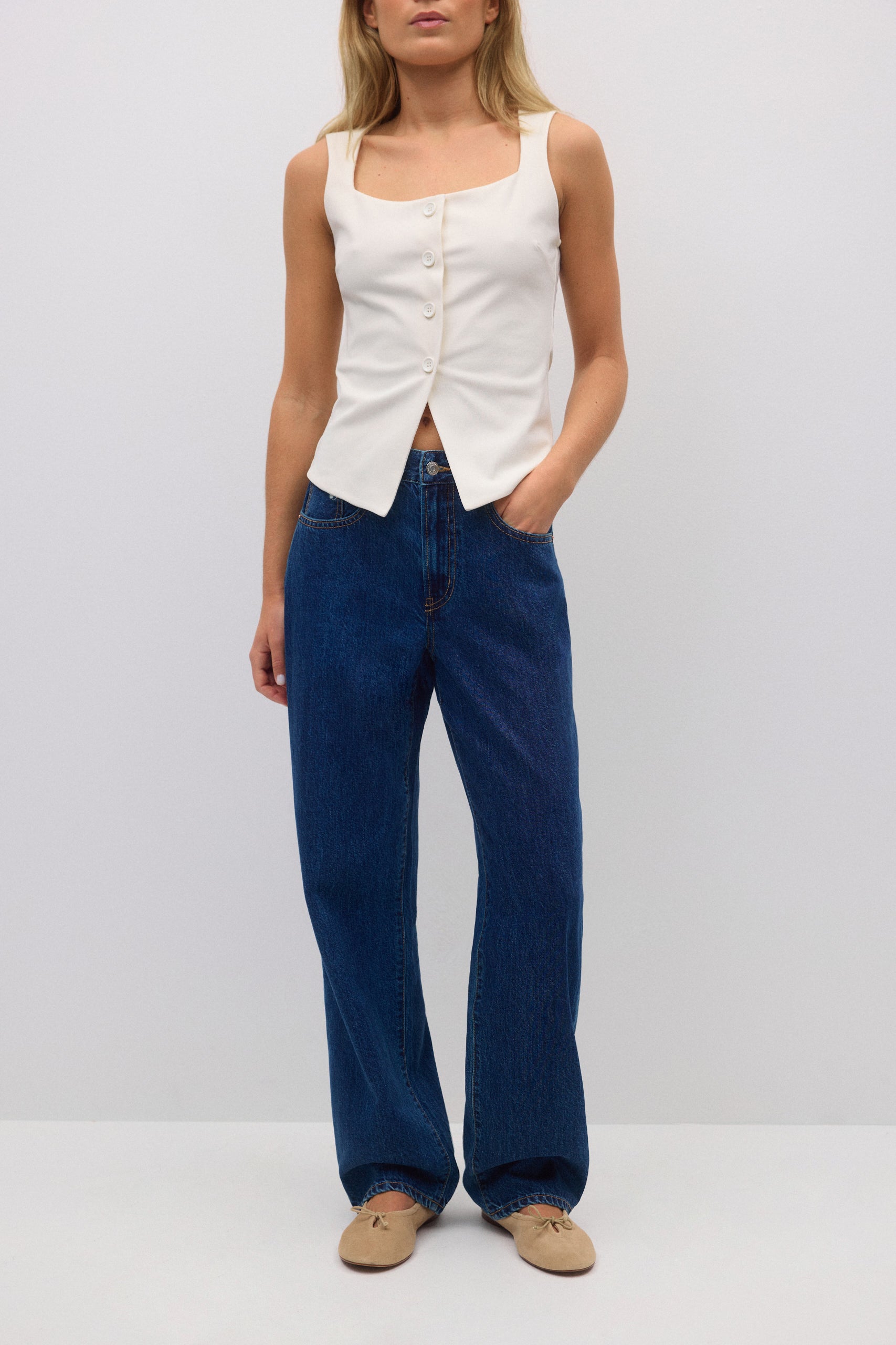 Gina Tricot / Baggy jeans / Deep blue