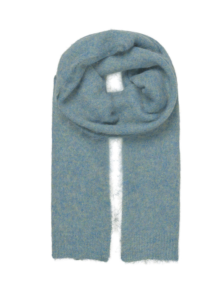 MbyM / Sanelina-M Brushy Scarf / Lake Blue Melange