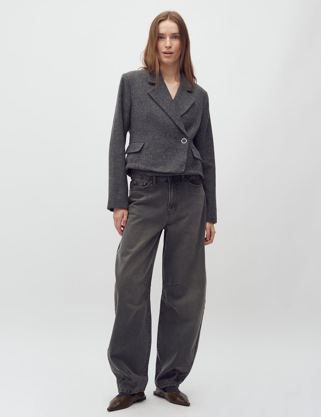 MbyM / Barina-M MAYAFABT54 Jeans / Khaki Green Wash