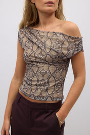 Gina Tricot / Asymmetric top / Snake