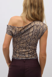 Gina Tricot / Asymmetric top / Snake