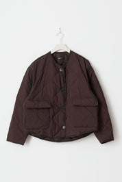 Gina Tricot / Quilted short jacket / Dark brown
