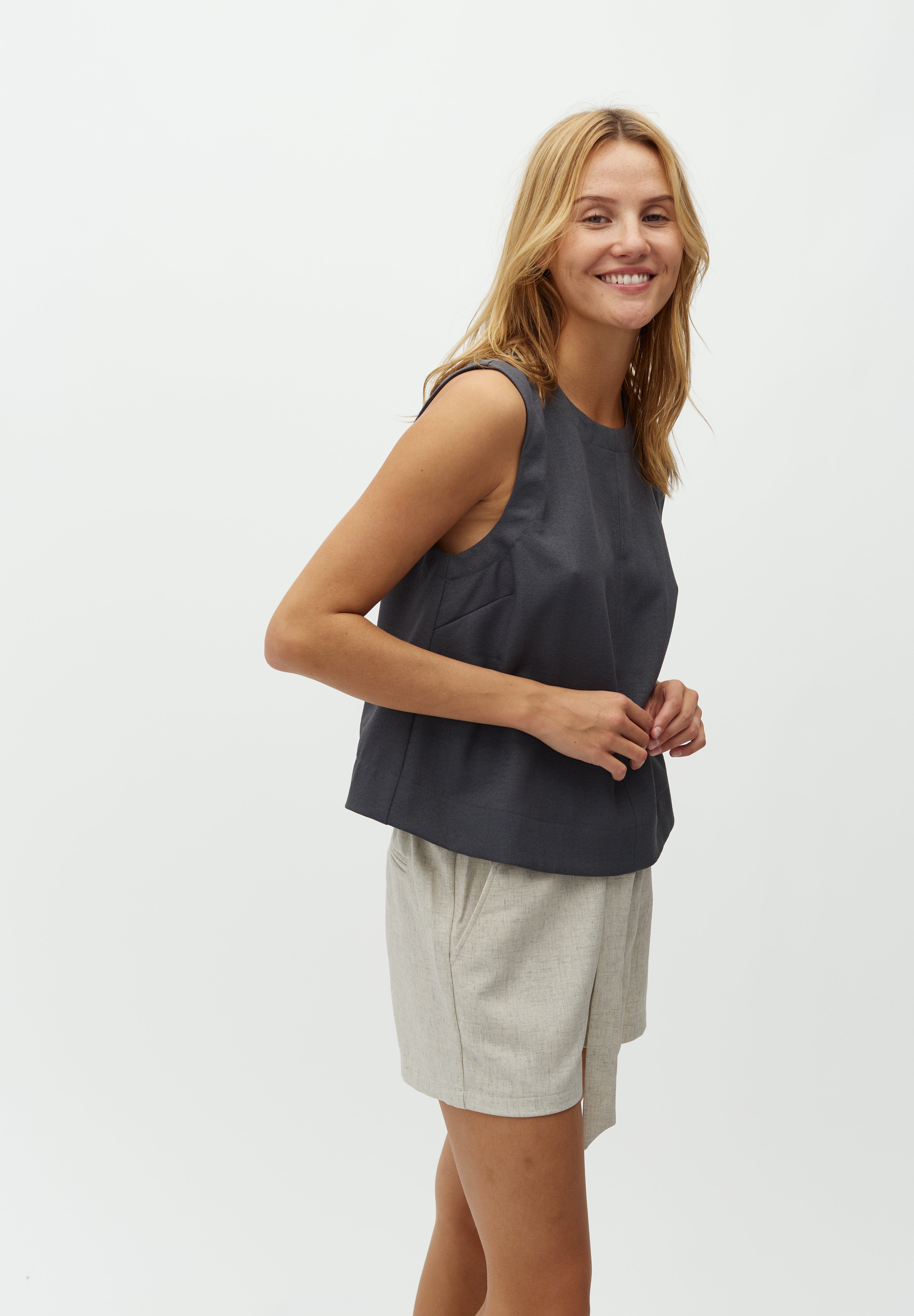 MbyM / Morella - Tytus-M Top / T-shirt / Bering Blue